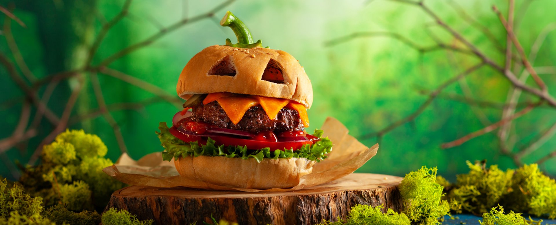 Halloween-Partyburger
